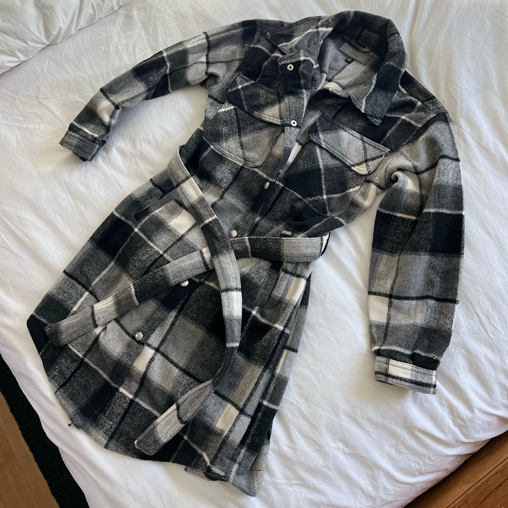 Blank NYC Long Shacket